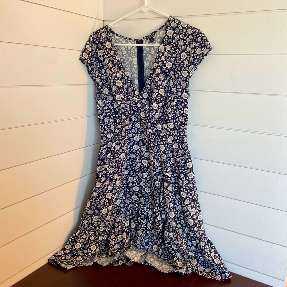 J. Crew Mercantile Faux wrap floral dress
